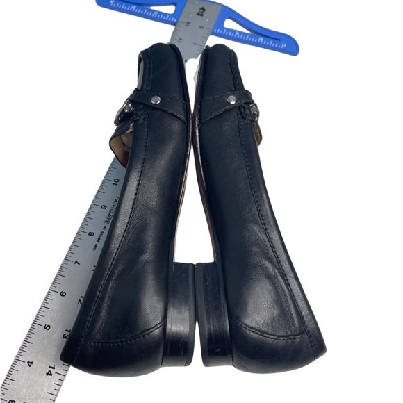 Coach Ella signature soft calf leather black loafer, size 7 B with box - Picture 6 of 12